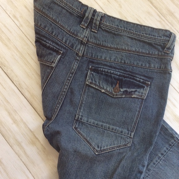 💚Free People button fly patchwork jeans - Picture 5 of 6